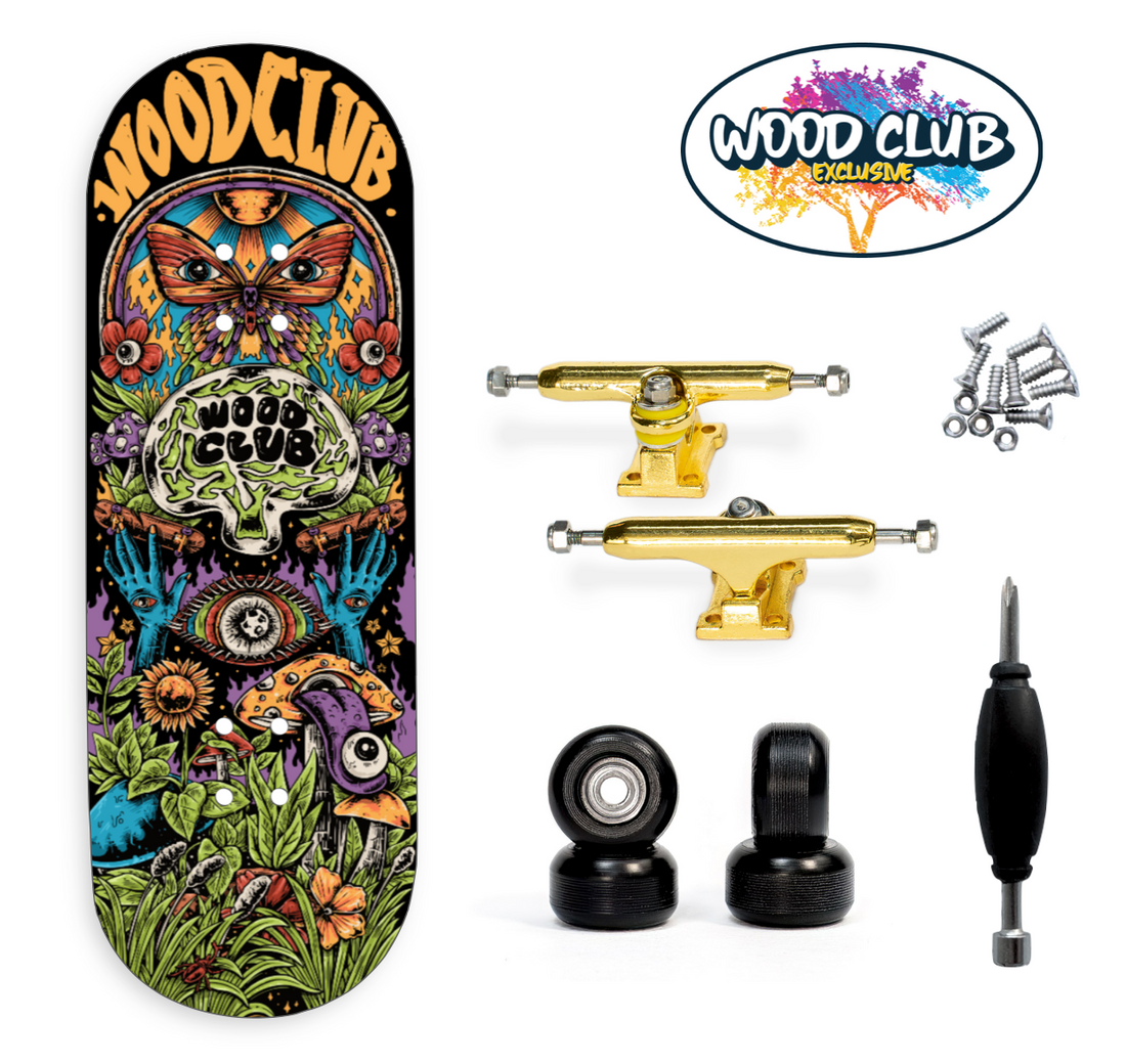 WoodClub EXCLUSIVE Fingerboard 36mm - "TREE OF GLORY"
