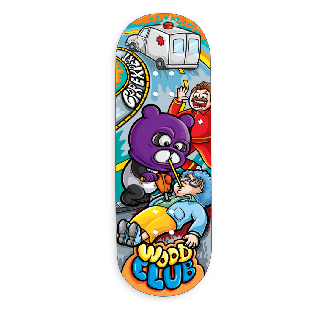 WoodClub EXCLUSIVE Drevená doska 32mm - "CPR"