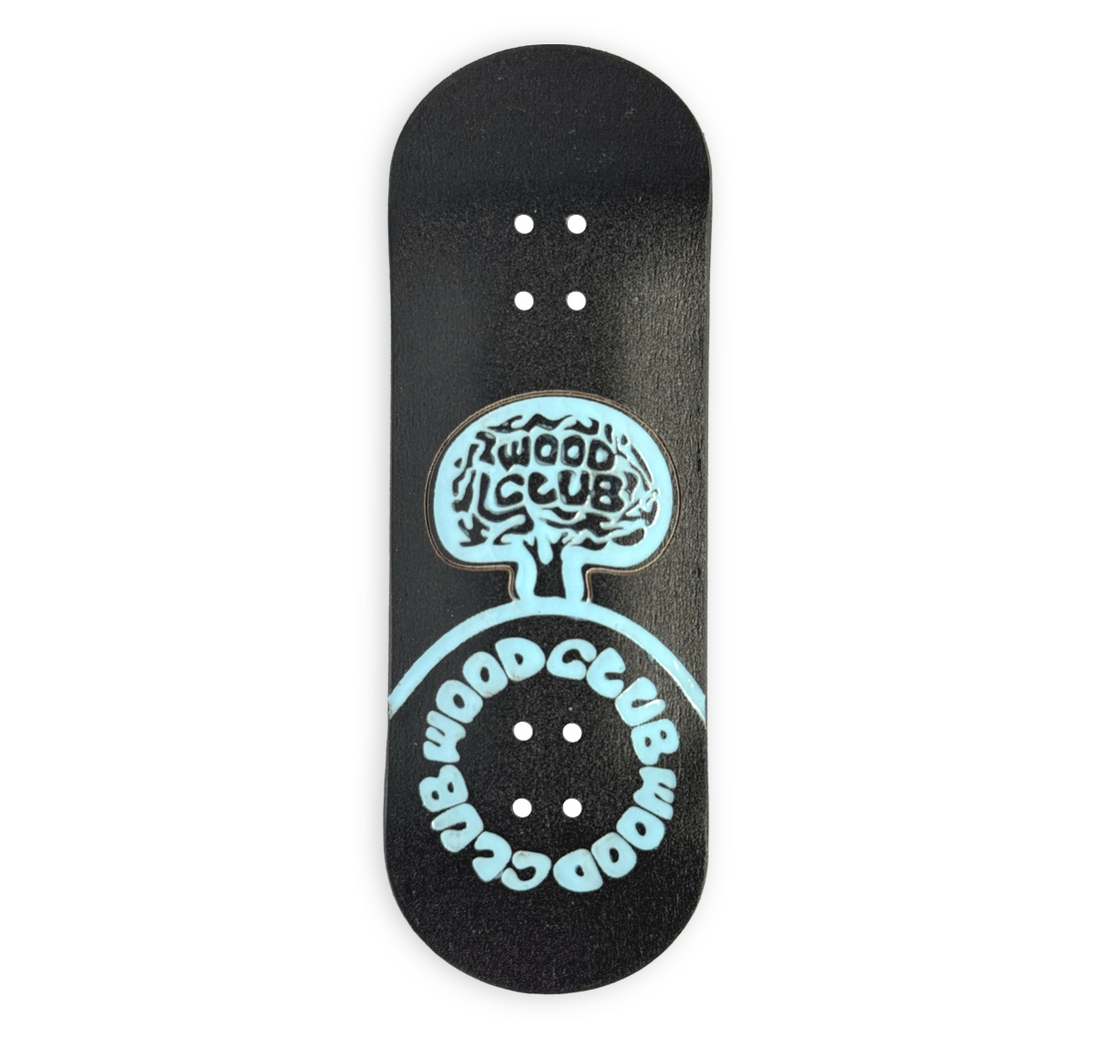 WoodClub Drevená doska 32mm - "Black Pop"