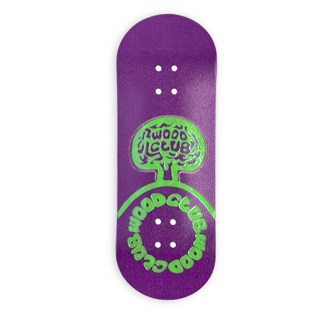 WoodClub Drevená doska 32mm - "Purple Pop"