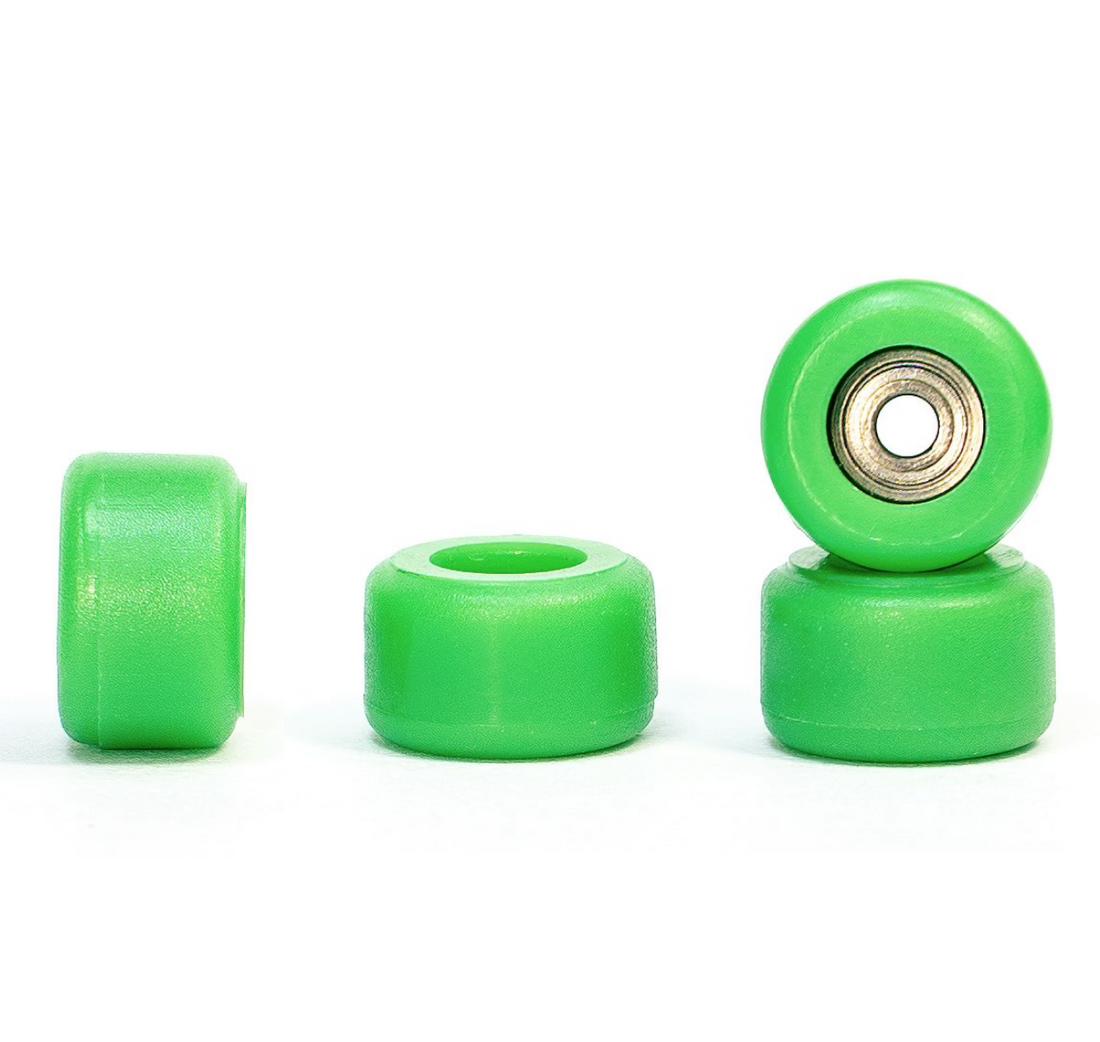 WoodClub Kolieska REGULAR - Zelené - Drevené Fingerboardy