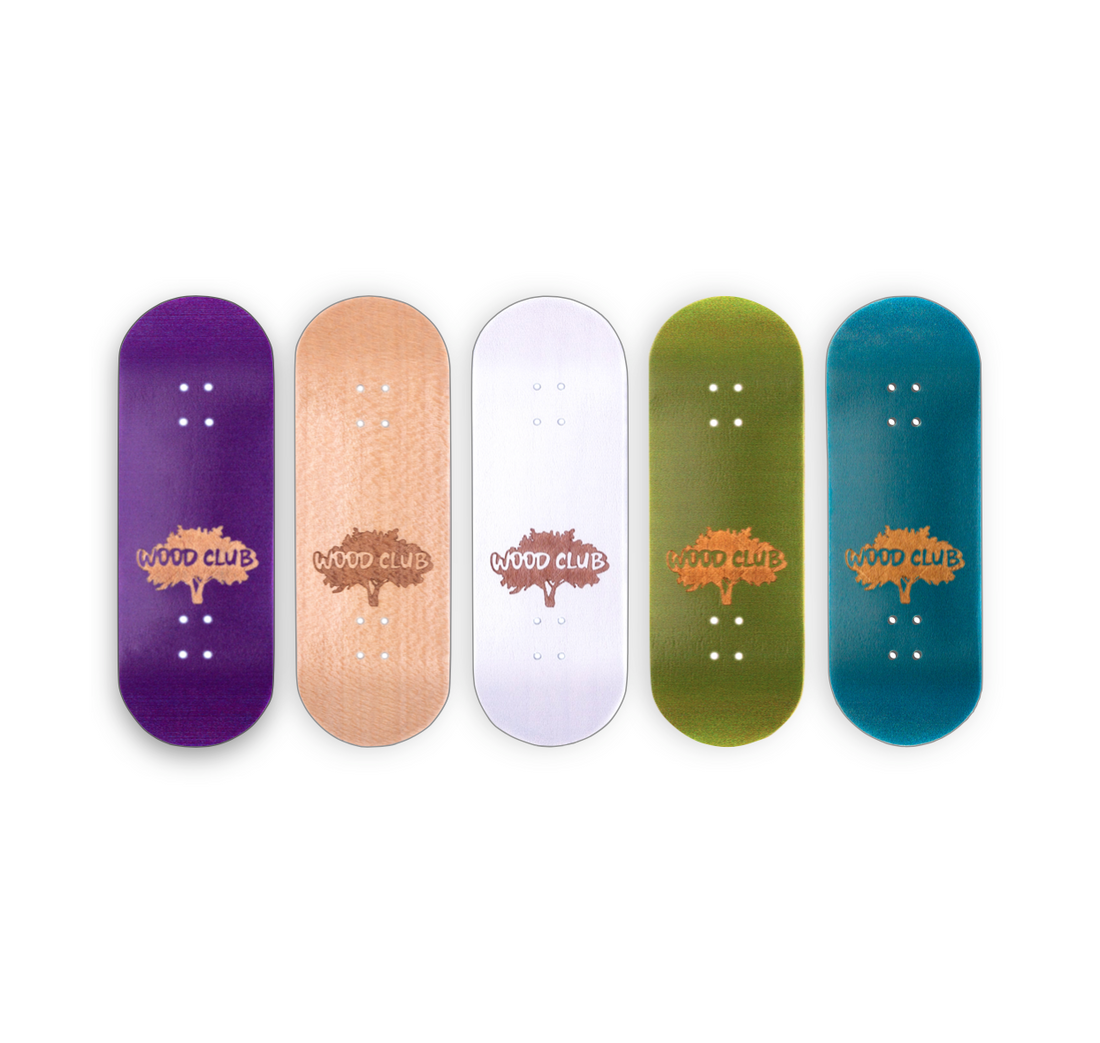 POSKLADAJ SI VLASTNÝ - WoodClub Drevený Fingerboard PREMIUM 34mm - Drevené Fingerboardy