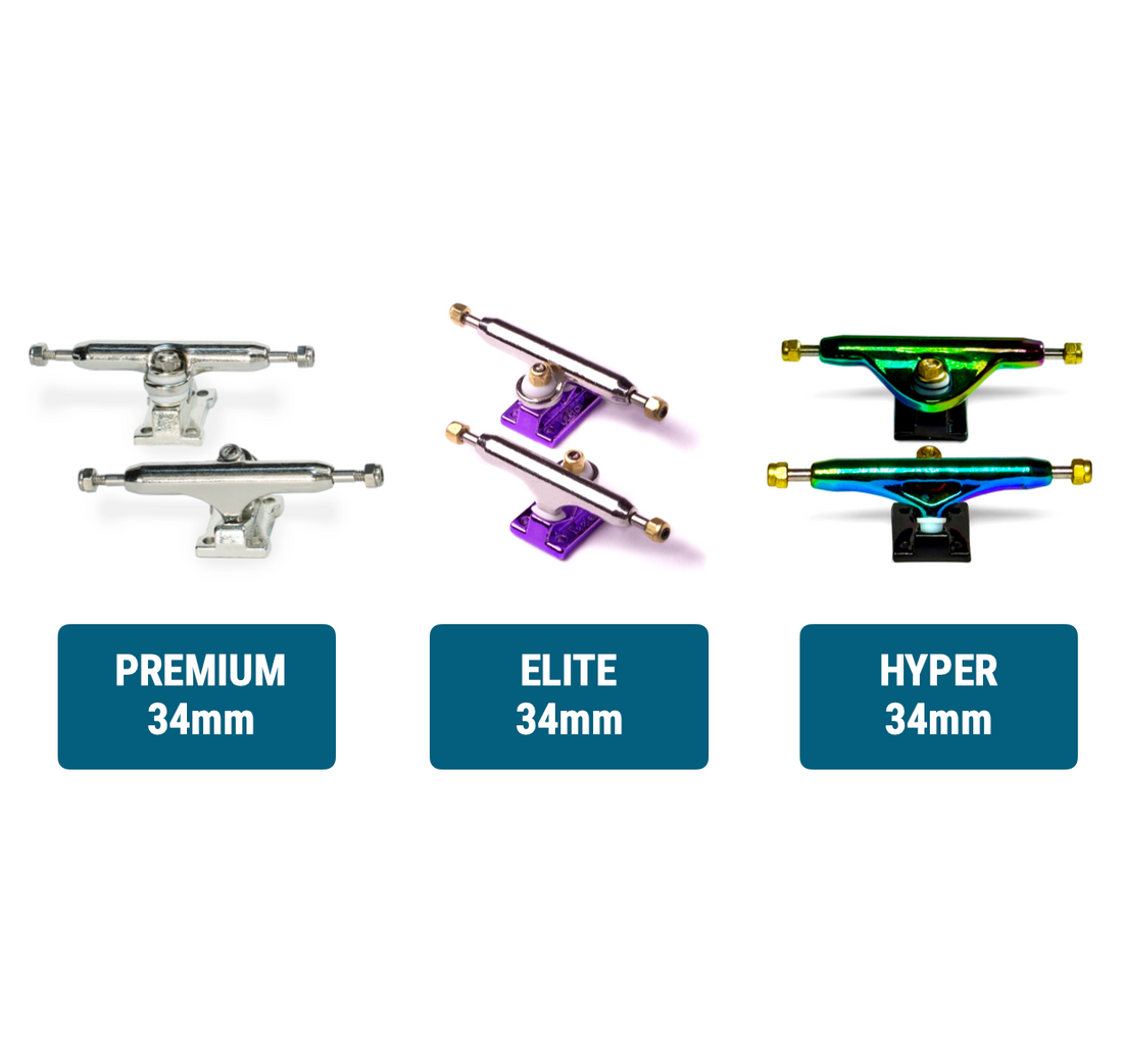 WoodClub Drevený Fingerboard 34mm - "Purple Pop"