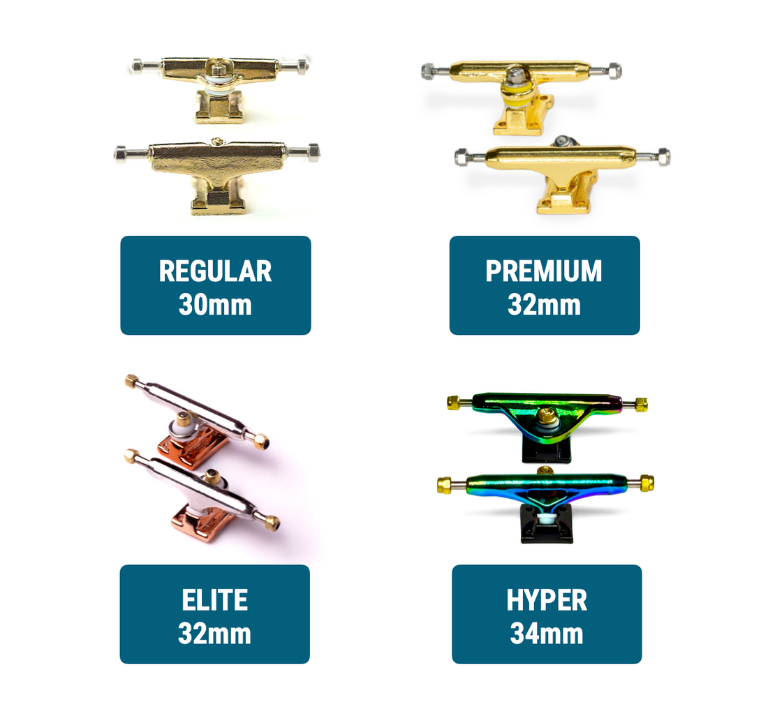 WoodClub Drevený Fingerboard 32mm - Tmavomodrý