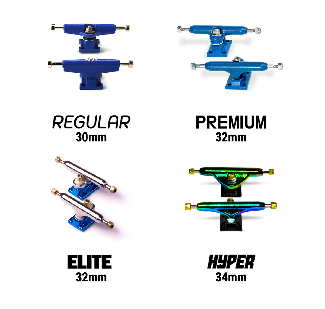 WoodClub Drevený Fingerboard 32mm - Biely - Drevené Fingerboardy
