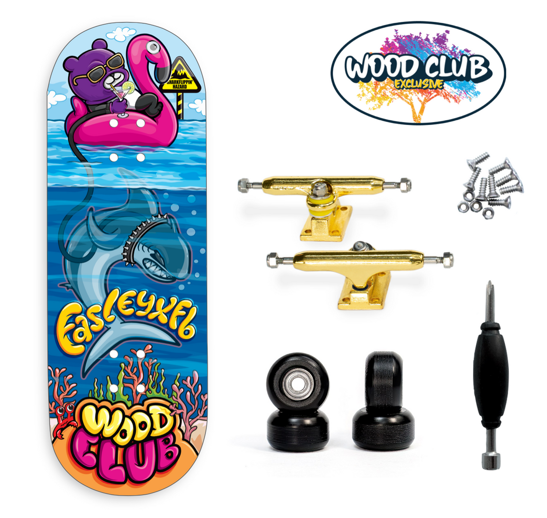 WoodClub EXCLUSIVE Fingerboard 32mm - "EASLEYXFB" - Drevené Fingerboardy