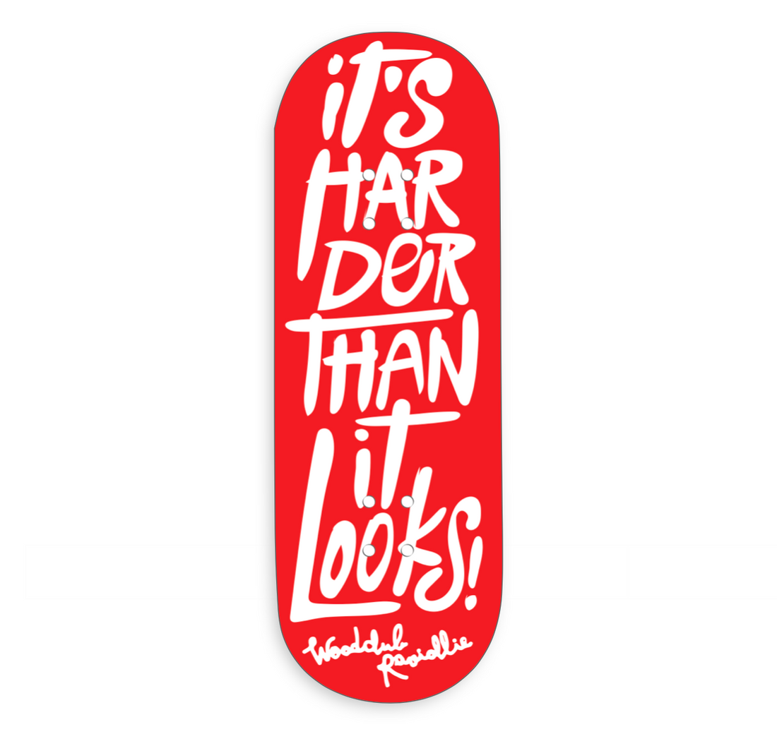WoodClub EXCLUSIVE Drevená doska 32mm - "LOOKS" - Drevené Fingerboardy