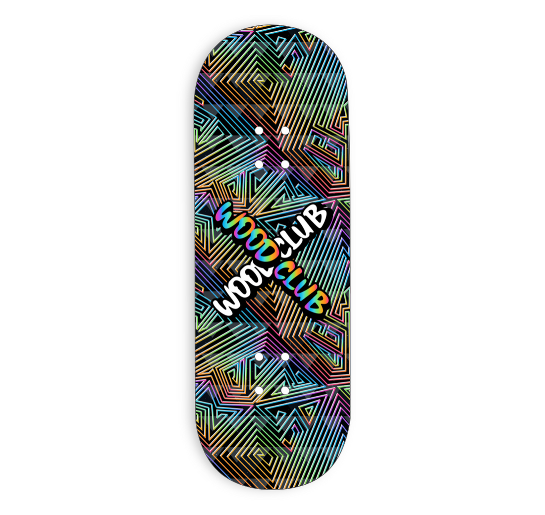 WoodClub Graphic Deck Wrap - "HALLUCINATION" - Drevené Fingerboardy