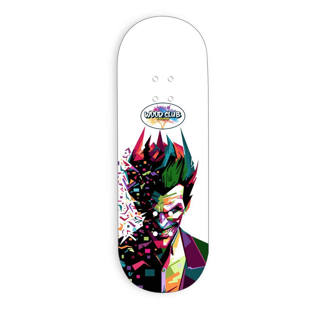 WoodClub EXCLUSIVE Drevená doska 32mm - "JOKER" - Drevené Fingerboardy