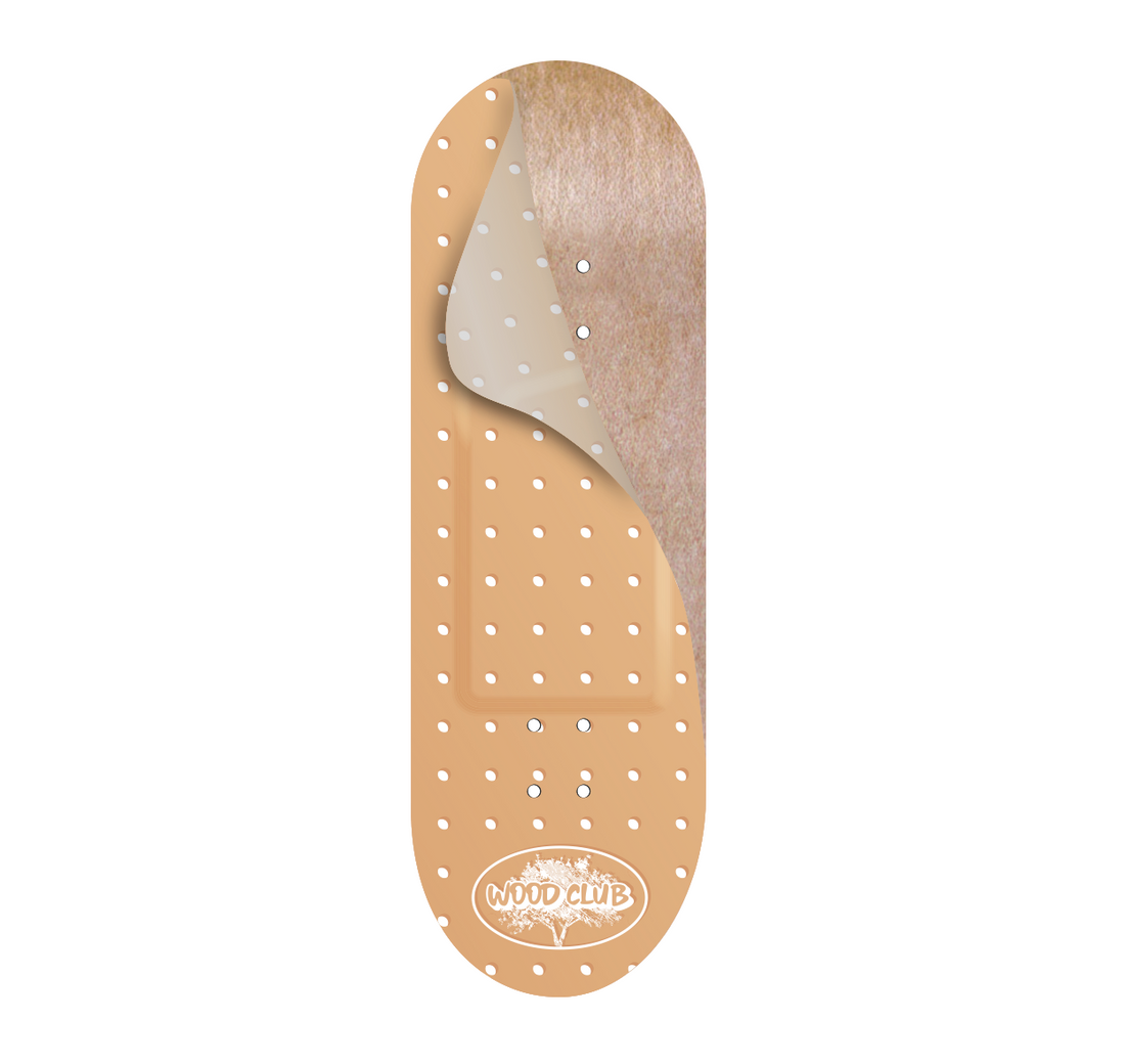 WoodClub Graphic Deck Wrap - "PLASTER" - Drevené Fingerboardy