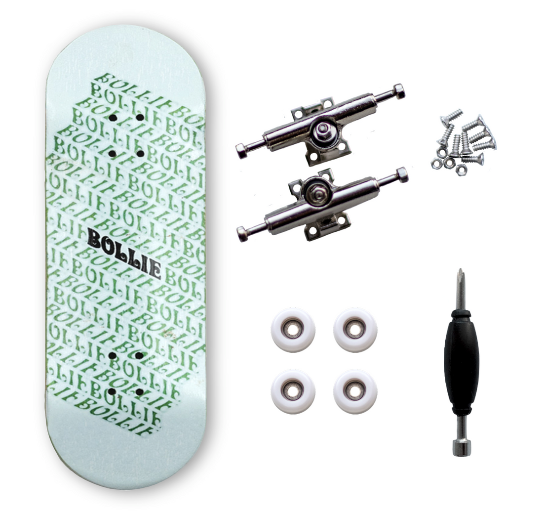 BOLLIE 31mm - Nine Set Green - Drevené Fingerboardy