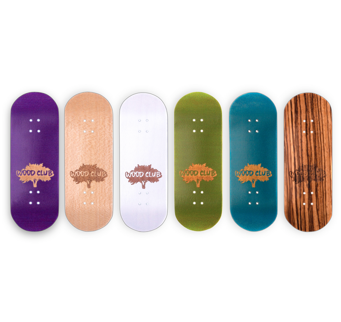 POSKLADAJ SI VLASTNÝ - WoodClub Drevený Fingerboard ELITE 34mm - Drevené Fingerboardy