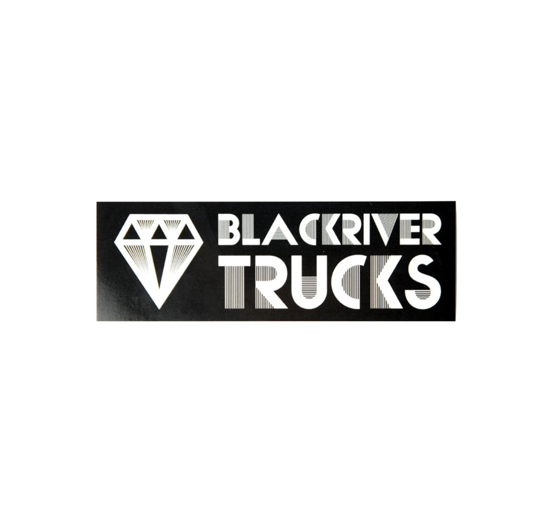 Blackriver Nálepka "Blackriver Trucks" - Drevené Fingerboardy